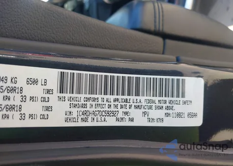 2013 Dodge Durango Sxt from USA, damaged, VIN 1C4RDHAG7DC592927